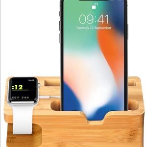 Other - Bamboo Charging Station for Apple Watch and iPhone Other - Bamboo Charging Station for Apple Watch and iPhone